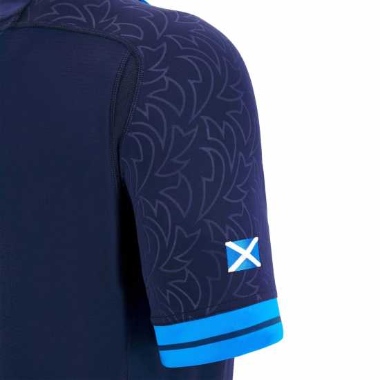 Macron Тениска Scotland Rugby Home Bodyfit Shirt 2023 Adults  Мъжко облекло за едри хора