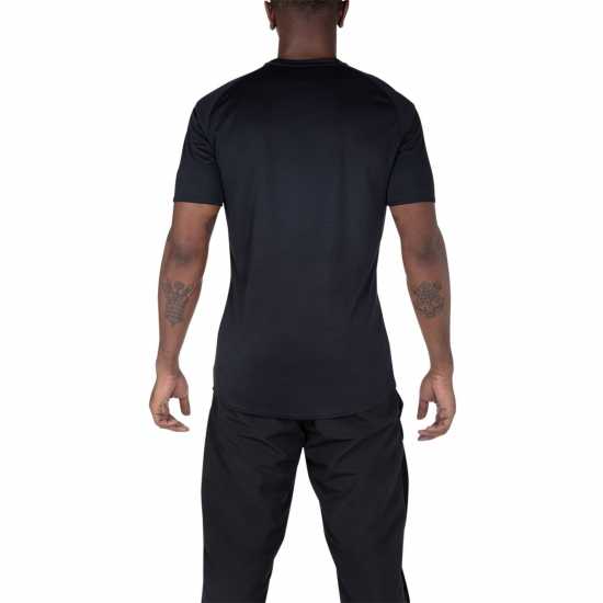 Canterbury Мъжка Тениска Essential T Shirt Mens Black Мъжко облекло за едри хора