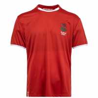 Rfu Мъжка Тениска England Poly T Shirt Mens Red Мъжки ризи