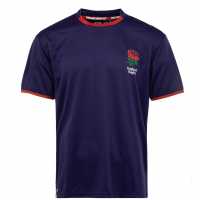 Rfu Мъжка Тениска England Poly T Shirt Mens Navy Мъжки тениски и фланелки