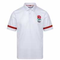 Rfu Блуза С Яка England Core Polo Shirt Seniors White Мъжки тениски с яка