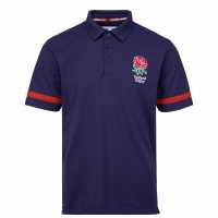 Rfu Блуза С Яка England Core Polo Shirt Seniors Navy Мъжки тениски с яка