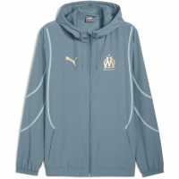 Мъжки горнища с цип Puma Тъкано Горнище Olympique De Marseille Pre Match Woven Jacket 2024 2025 Adults Puma Тъкано Горнище Olympique De Marseille Pre Match Woven Jacket 2024 2025 Adults Мъжки горнища с цип