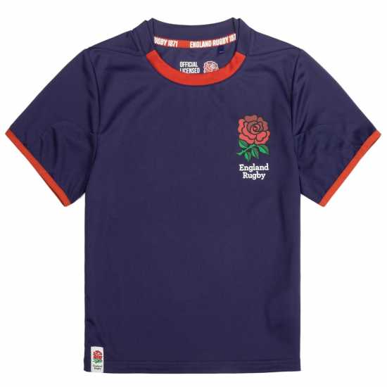 Rfu Детска Тениска Poly T Shirt Juniors Navy - Детски тениски и фланелки