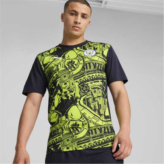 Puma Manchester City Fc Pre Match Shirt 2024 2025 Adults  