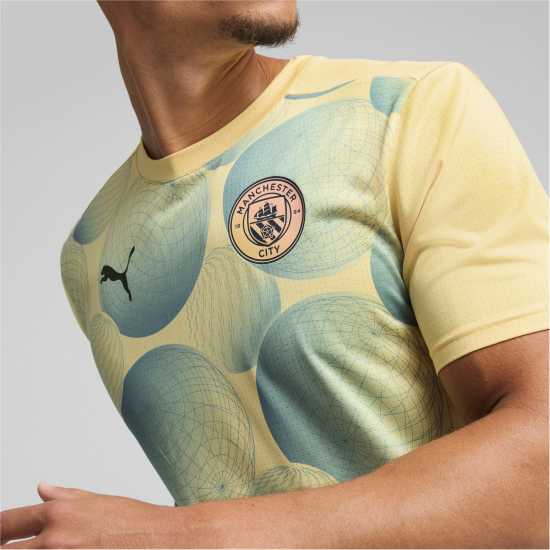 Puma Manchester City Pre Match Shirt 2024 2025 Adults  