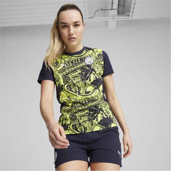 Puma Manchester City Fc Pre Match Shirt 2024 2025 Womens Puma Manchester City Fc Pre Match Shirt 2024 2025 Womens
