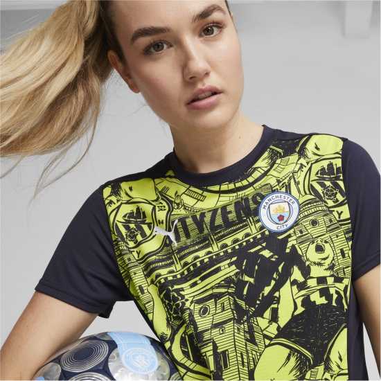 Puma Manchester City Fc Pre Match Shirt 2024 2025 Womens Puma Manchester City Fc Pre Match Shirt 2024 2025 Womens