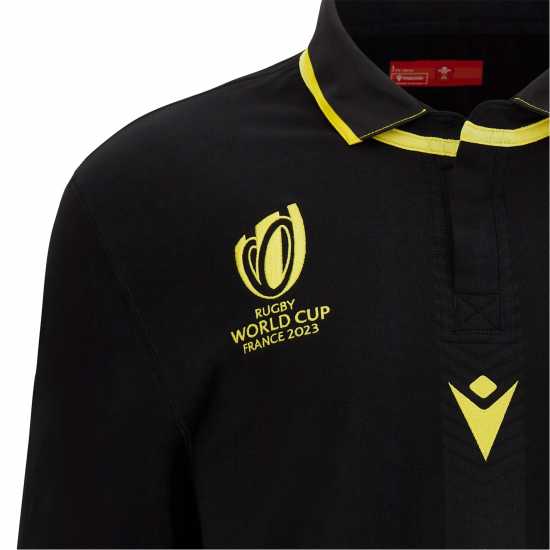Macron Риза С Дълъг Ръкав Wales Rugby Away Long Sleeve Shirt 2023 2024 Adults  Мъжки ризи