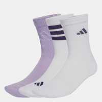 Adidas 3 Pack Of Logo Socks  