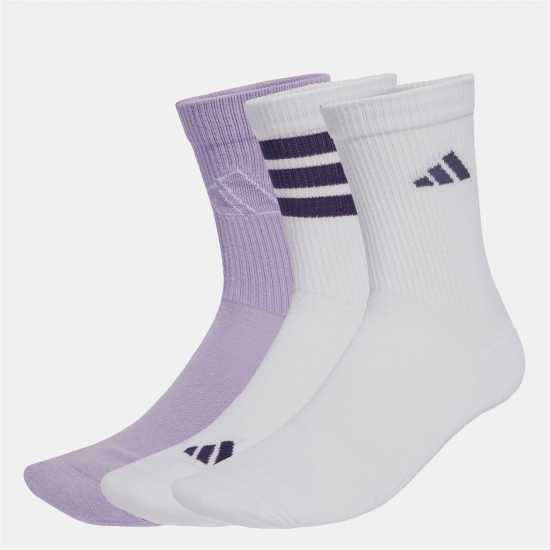 Adidas 3 Pack Of Logo Socks  