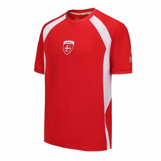 Uefa Euros 2025™ Denmark T-Shirt Adults  Всекидневно футболно облекло