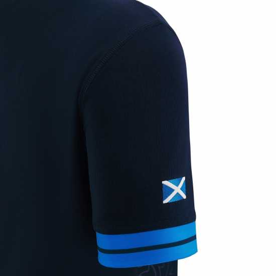 Macron Мъжка Риза Scotland 22/23 Home S/s Classic Shirt Mens  Мъжко облекло за едри хора