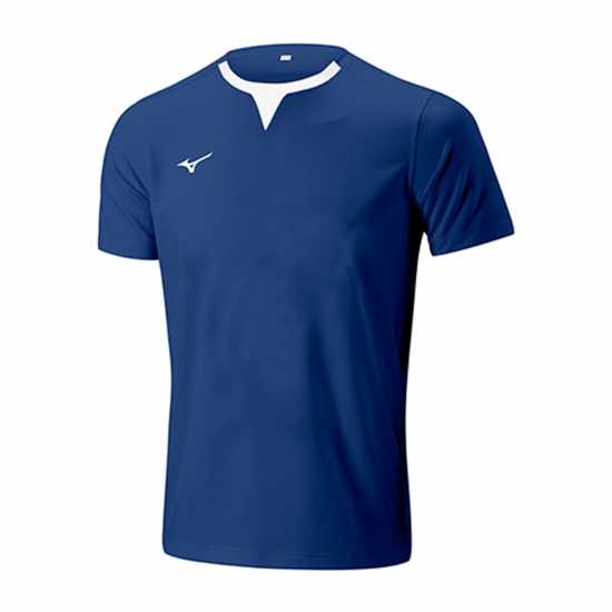 Mizuno Мъжка Риза Rugby Training Shirt Mens Морска синьо Mizuno Мъжка Риза Rugby Training Shirt Mens Морска синьо