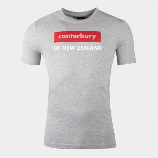 Canterbury Мъжка Риза Organic T-Shirt Mens Grey Мъжки ризи