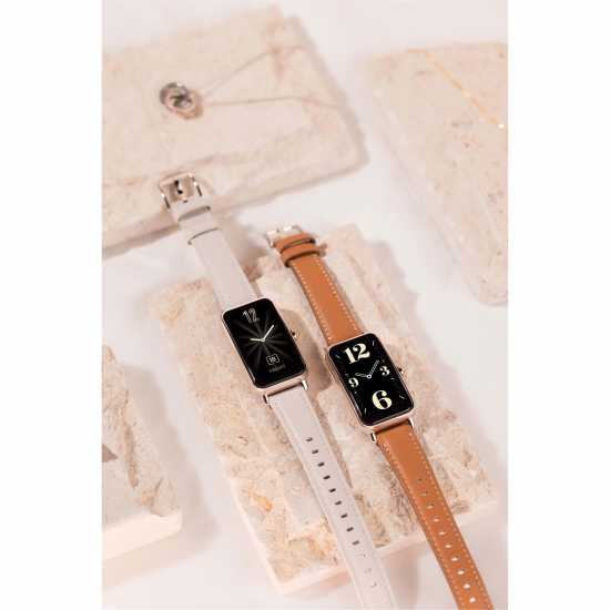 Huawei Watch Fit Mini Gold- Frosty White Strap  Бижутерия