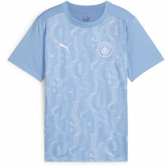 Puma Manchester City Prematch Shirt 2024 2025 Junior  