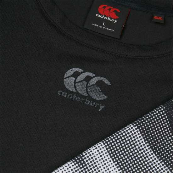 Canterbury Vapodri Long Sleeved Graphic Training Tee  Mens Rugby Clothing