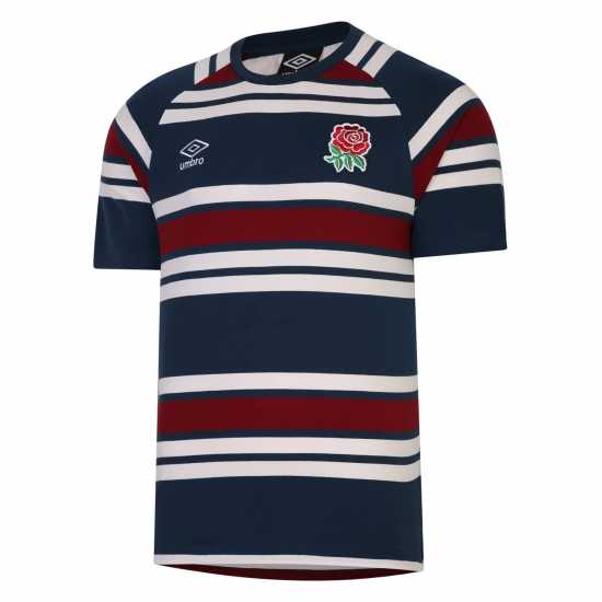Umbro Мъжка Риза England Classic Striped T-Shirt Mens  Mens Rugby Clothing
