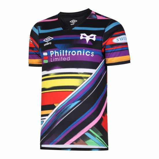 Umbro Ospreys Rugby 3Rd Shirt 2022/2023 Mens  Мъжко облекло за едри хора