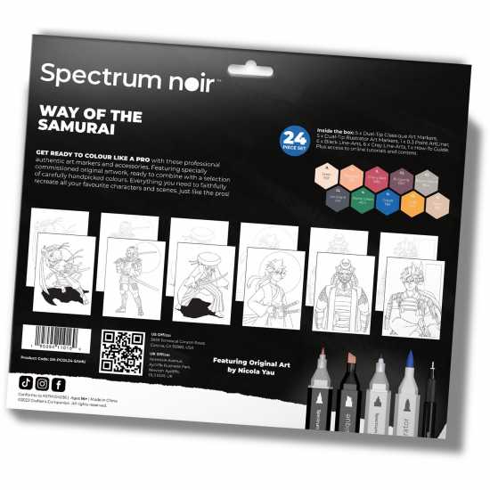 Spectrum Noir Pro Colour Art Kit Way Of The Samuri