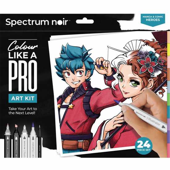 Spectrum Noir Pro Colour  Kit - Manga & Comic Hero