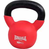 Lonsdale Neoprene Kettlebell 10Kg  Боксов фитнес и хронометри