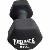 Lonsdale Neoprene Dumbell 9Kg  Боксов фитнес и хронометри