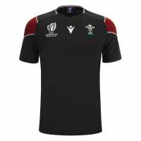 Macron Wales Rugby Training Shirt 2023 2024 Adults