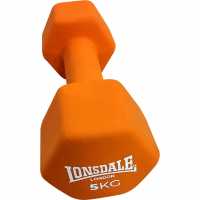 Lonsdale Neoprene Dumbell 5Kg  Боксов фитнес и хронометри