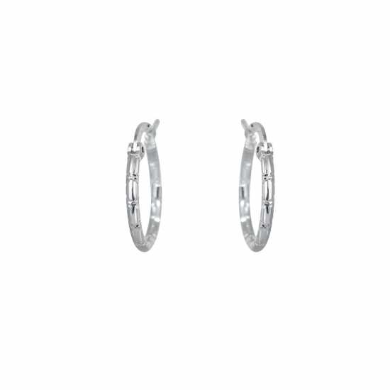 Espree Fashion Rhodium Diamond Cut Earrings  Подаръци и играчки