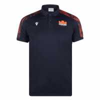 Macron Блуза С Яка Edinburgh Rugby Travel Polo Shirt 2022 2023 Adults  Мъжки тениски с яка