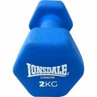 Lonsdale Neoprene Dumbell 2Kg  Боксов фитнес и хронометри