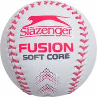 Slazenger Fusion Soft Core Rounders Ball White  Бейзбол