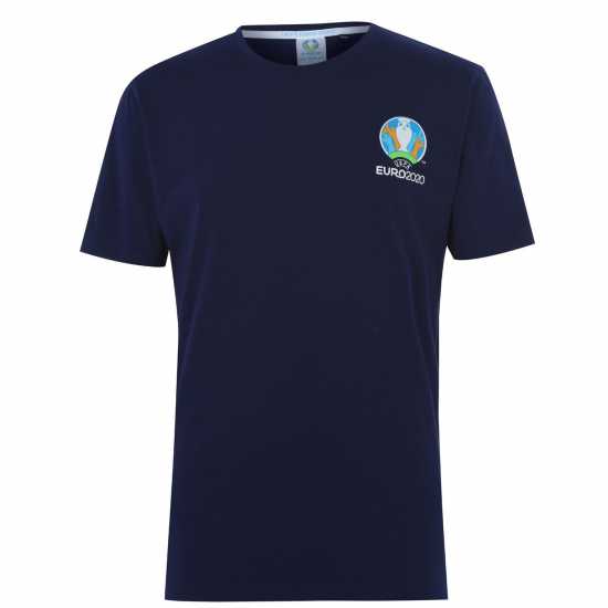 Uefa Мъжка Тениска Euro 2020 Logo T Shirt Mens