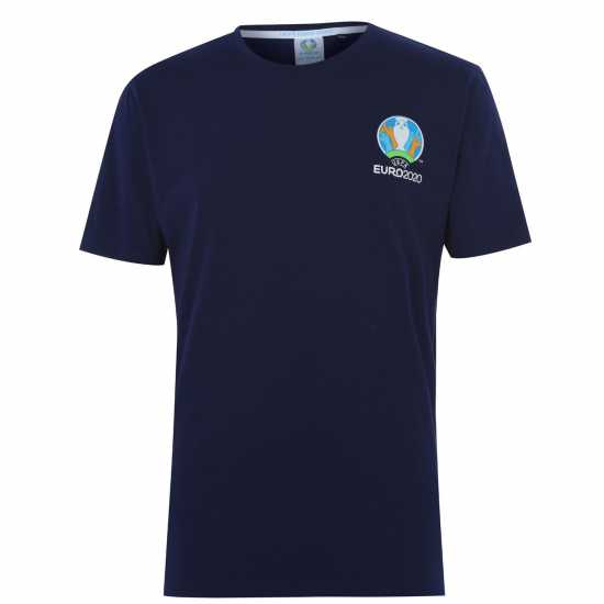Мъжки ризи Uefa Мъжка Тениска Euro 2020 Logo T Shirt Mens Navy Uefa Мъжка Тениска Euro 2020 Logo T Shirt Mens Navy Мъжки ризи