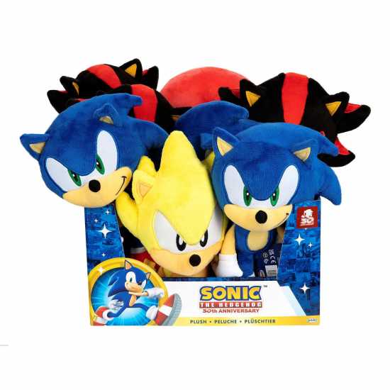 ZAPPIES LTD Sonic The Hedgehog 9' Plush Assortment  Мъжки стоки с герои