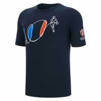 Macron Мъжка Риза Rugby World Cup Ball T-Shirt Mens 2022/2023 Mens  Мъжки тениски и фланелки