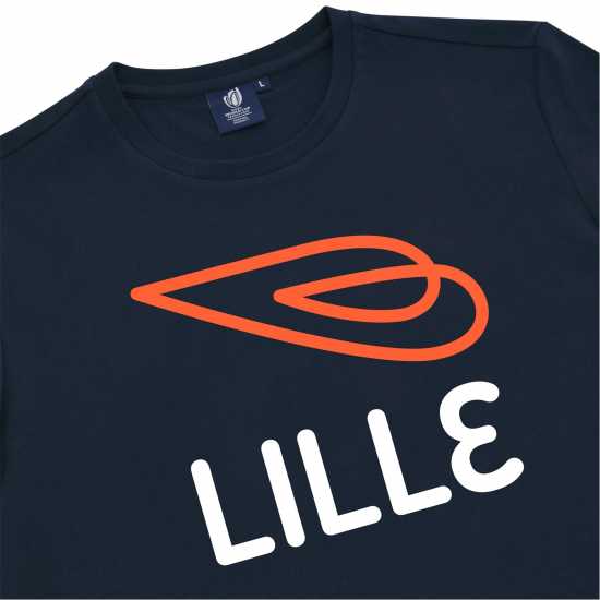 Macron Rugby World Cup Lille T-Shirt 2022/2023 Mens