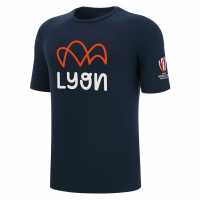 Macron Rugby World Cup Lyon T-Shirt 2022/2023 Mens  Мъжки ризи