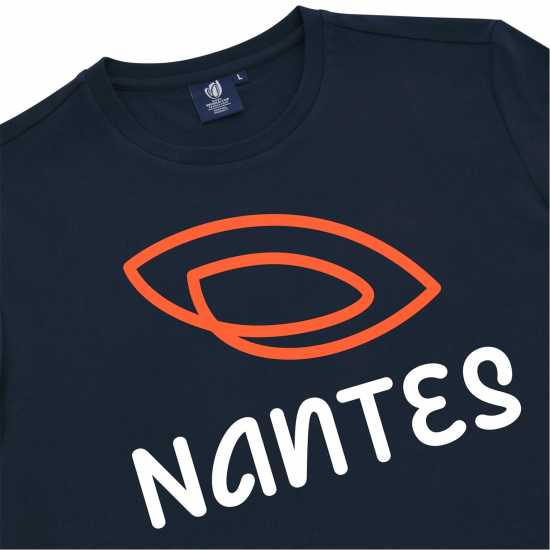 Macron Мъжка Риза Rugby World Cup Nantes T-Shirt Mens  Мъжки ризи