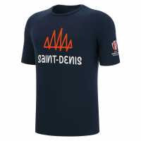Macron Rugby World Cup Saint Denis T-Shirt 2022/2023 Mens  Мъжки ризи