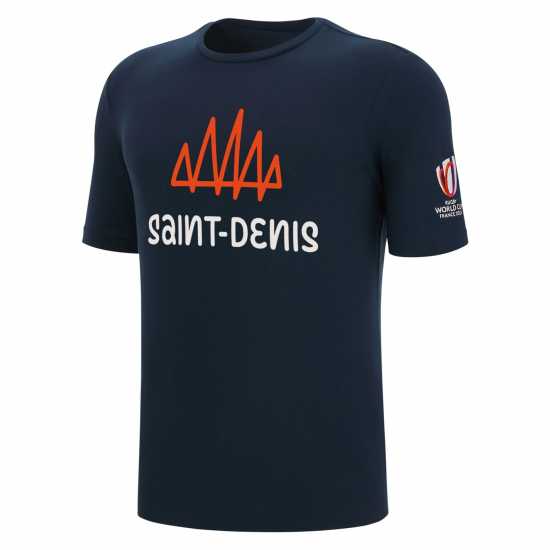 Macron Rugby World Cup Saint Denis T-Shirt 2022/2023 Mens