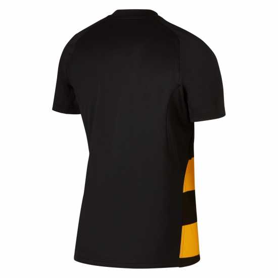 Nike Men's Short Sleeve Performance T-Shirt Black/Uni Gold Nike Men's Short Sleeve Performance T-Shirt Black/Uni Gold
