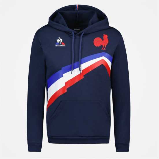 Le Coq Sportif Ffr France Rugby Graphic Hooded Sweatshirt