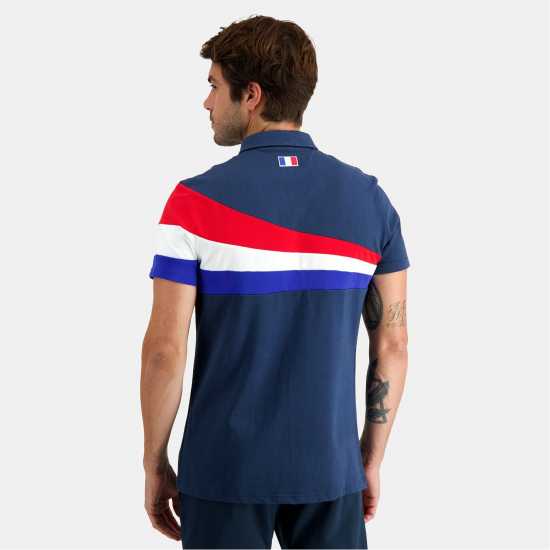 Le Coq Sportif Блуза С Яка Ffr France Rugby Players Polo Shirt  - Мъжки тениски с яка