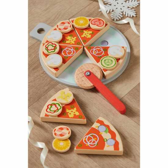 Toy Wooden Pizza Toppings  Подаръци и играчки