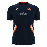 Macron Edinburgh Rugby T-Shirt 2023 2024 Adults  Мъжки ризи