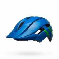Bell Sidetrack Ii Child Helmet Strike Gloss Blue/Green Каски за колоездачи