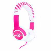 Pink Pokeball Headphones  